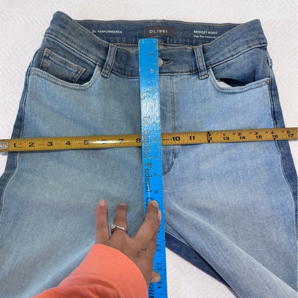 DL1961 Women's Sky Blue Wide Leg Jeans - Picture 10 of 13